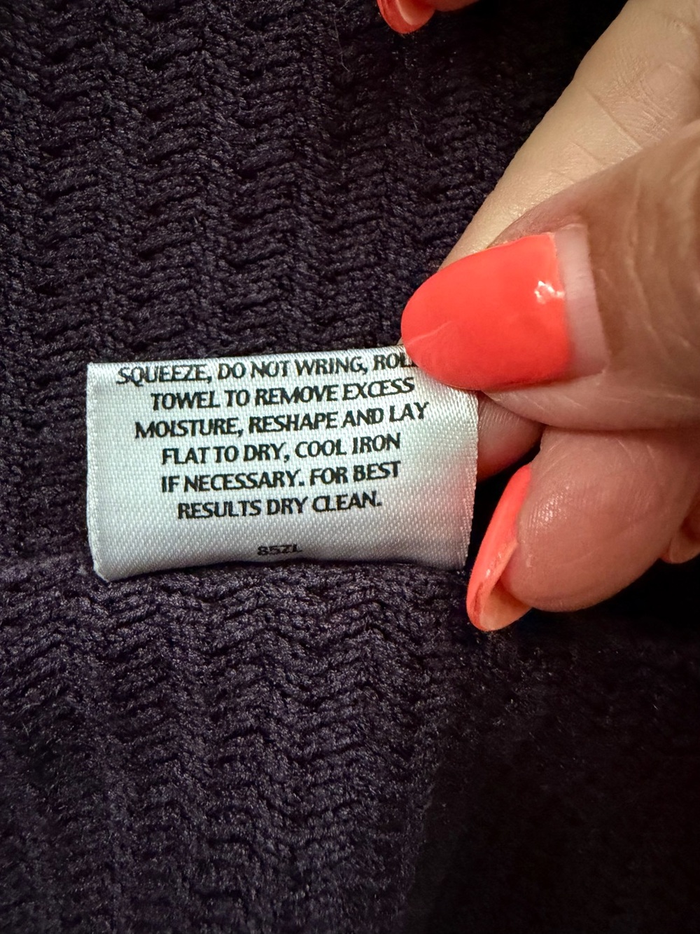Eileen Fisher 100% Silk Textured Draped Cardigan | Eggplant Purple | Size M - Picture 6 of 8